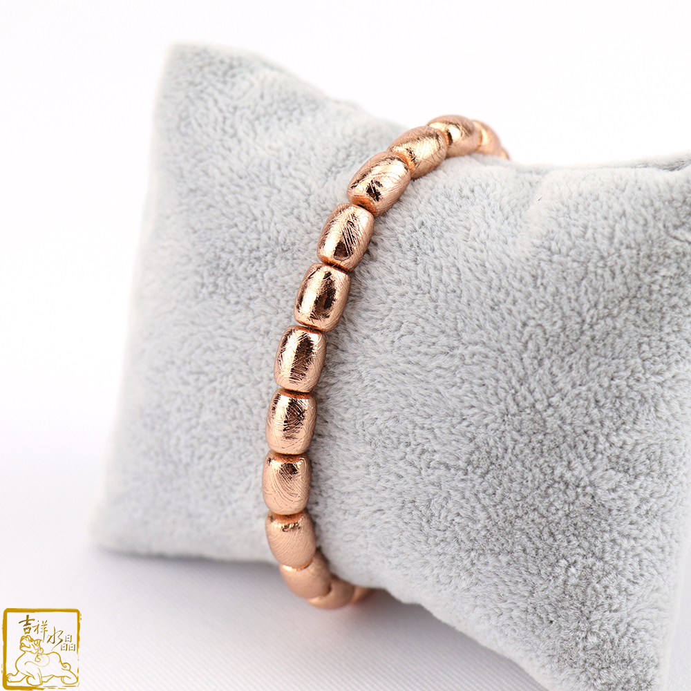 鎳鐵隕石-天鐵桶珠手珠 6mm / 兩色可挑