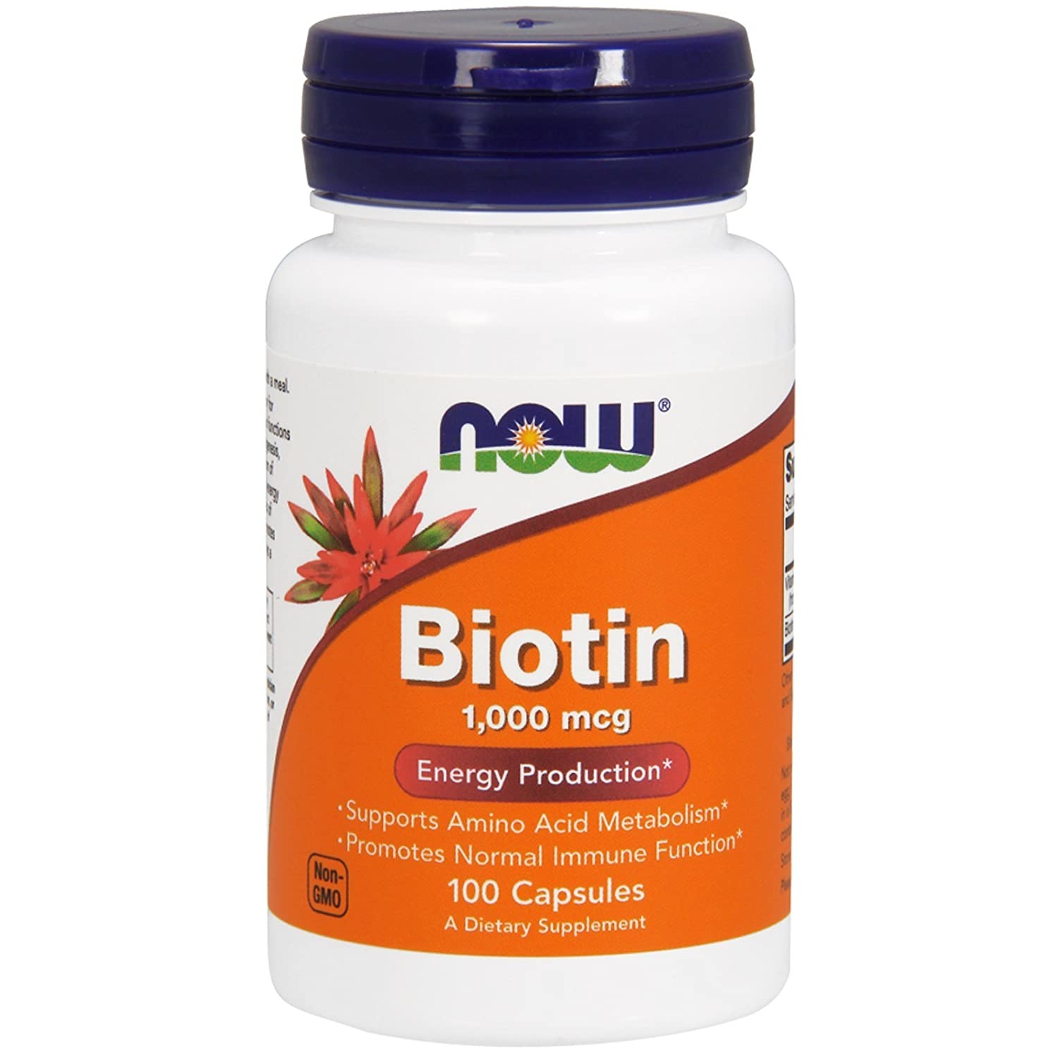 [預購] Now 生物素+維他命C 1000mcg 100粒 Biotin