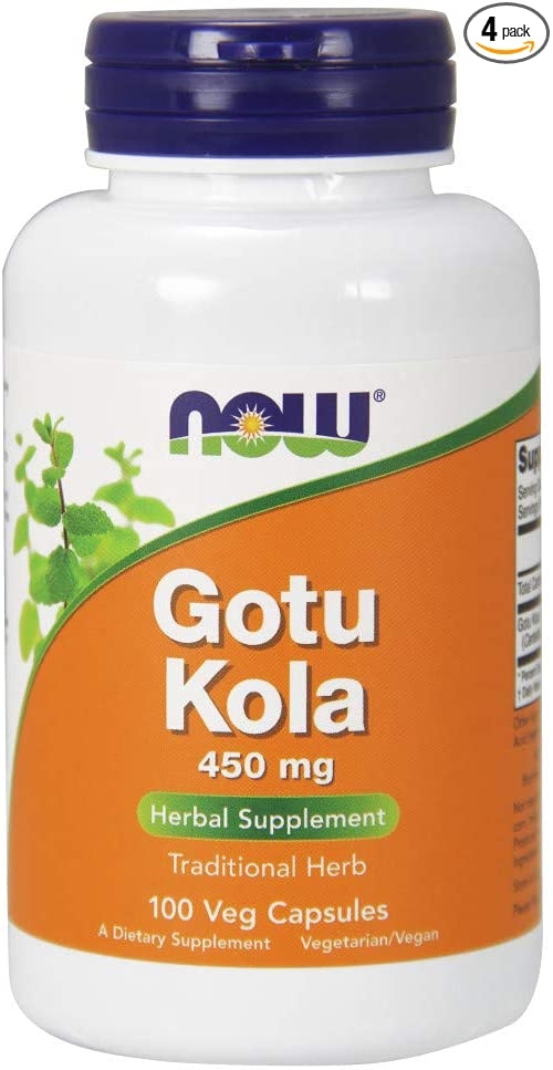 [預購] Now 雷公根(積雪草) 450mg 100粒 素食 Gotu Kola