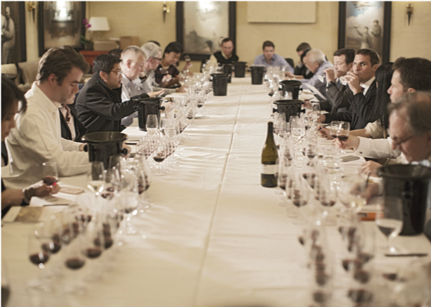 the Blaufränkisch tasting organised by Hong Kong Wine Society was taking place.