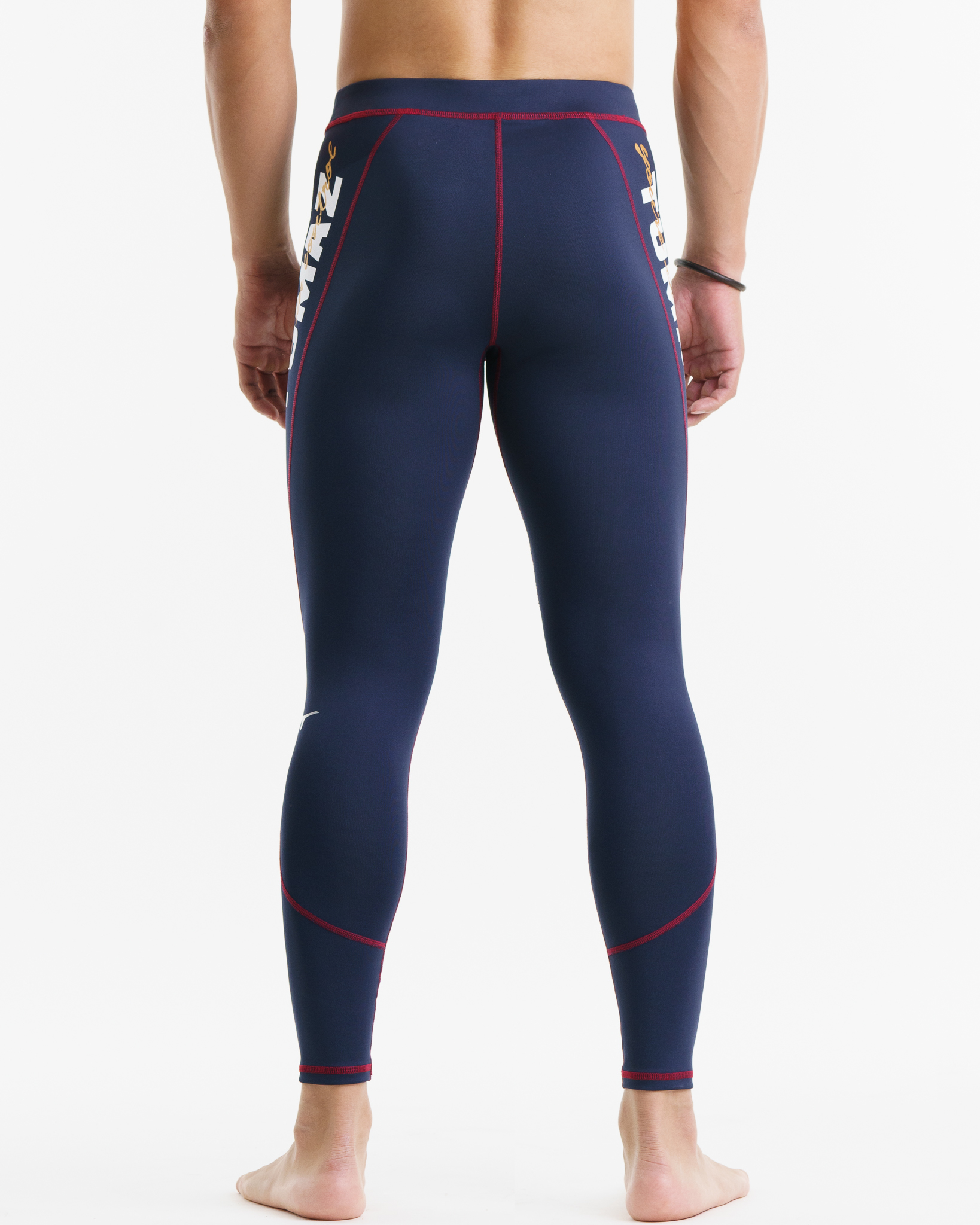 托瑪斯經典男緊身褲（英雄藍）