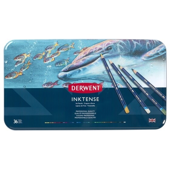 Derwent Inktense木顏色筆36色