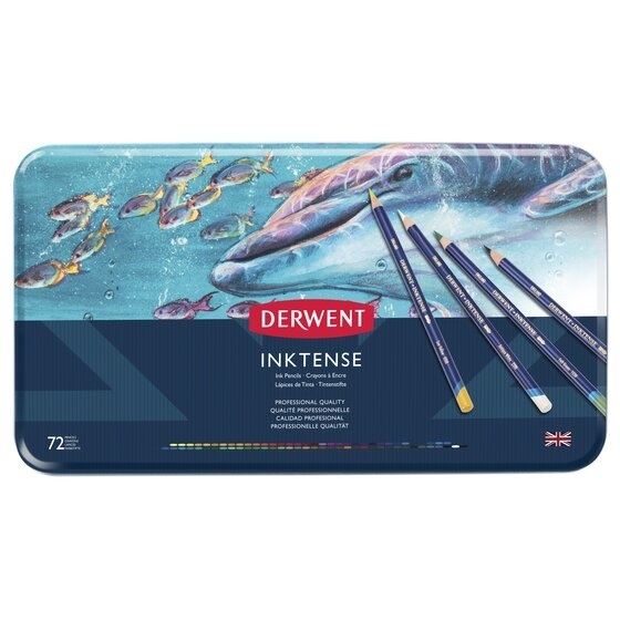 Derwent Inktense木顏色筆72色