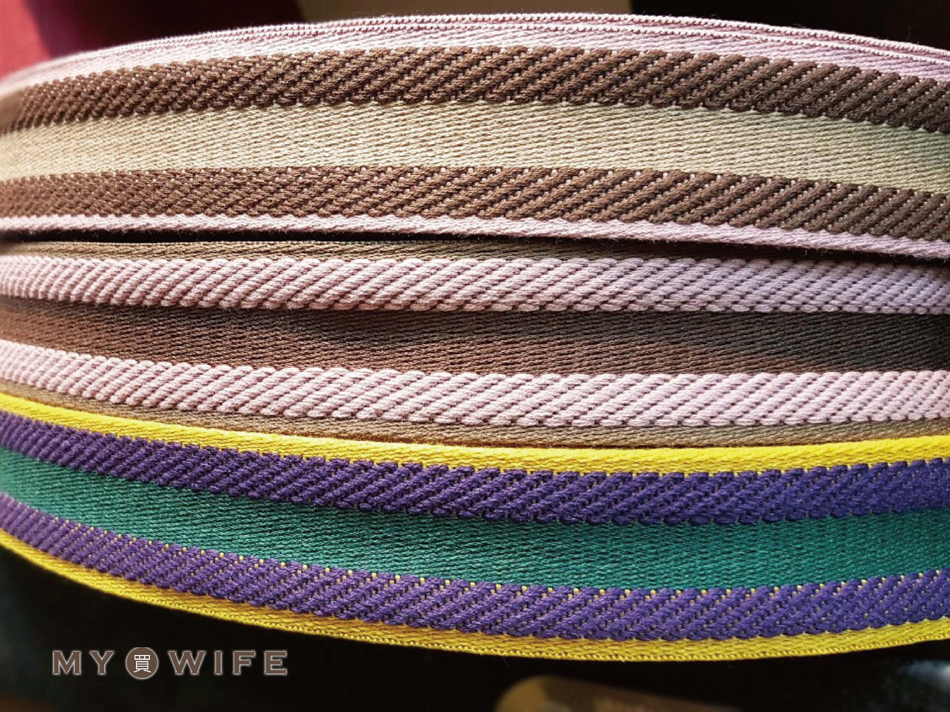 3.8cm間色背包織帶(零售)_背包帶/織帶_9色