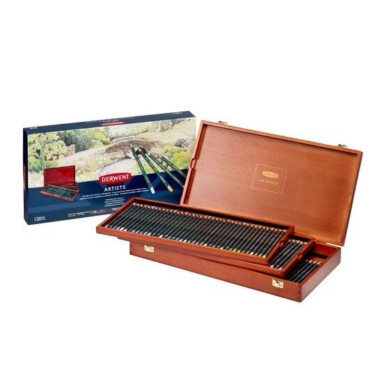 Derwent Artist木顏色筆120色(木盒)