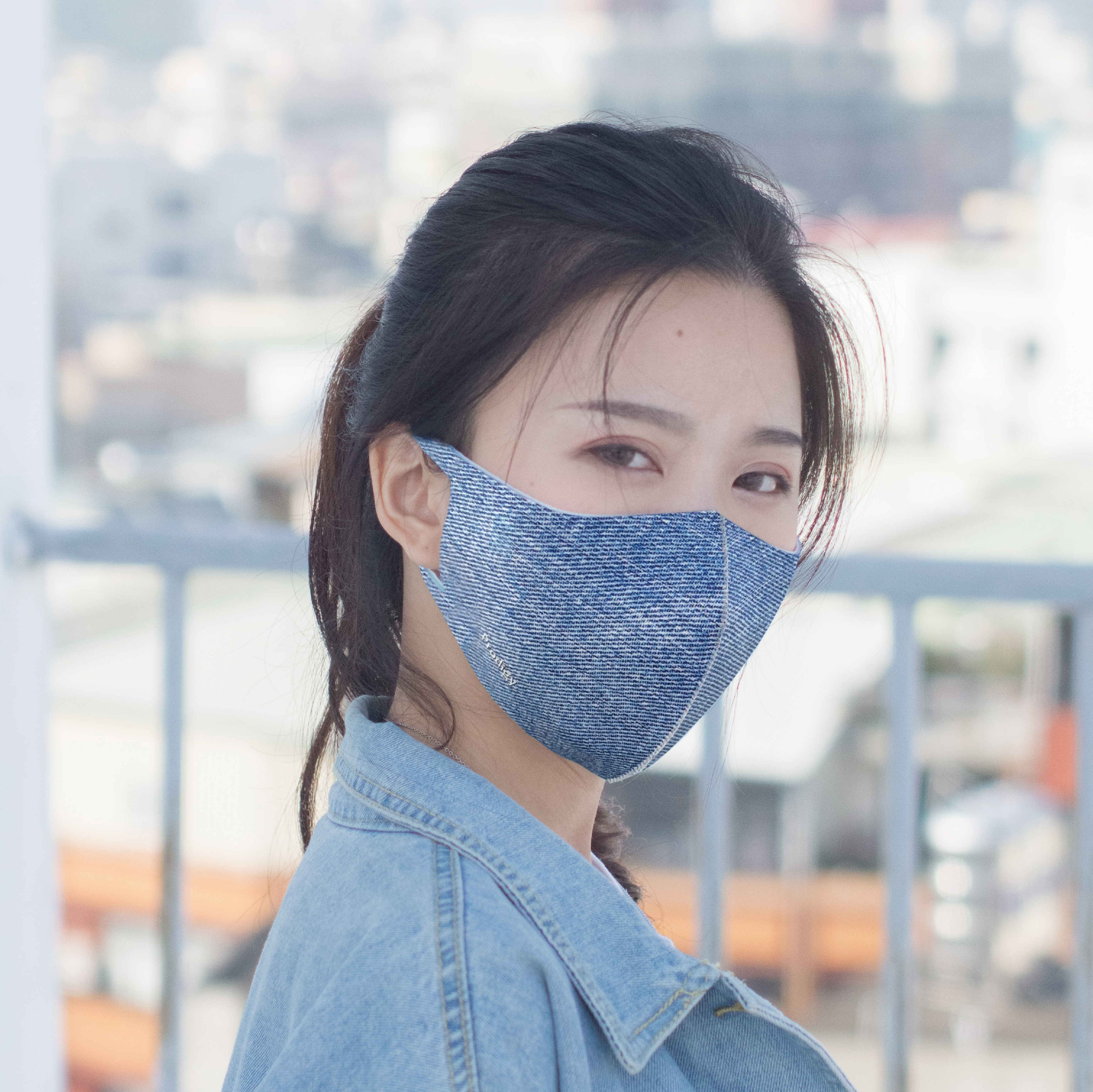 ｜牛仔丹寧｜舒適美-3D立體透氣口罩