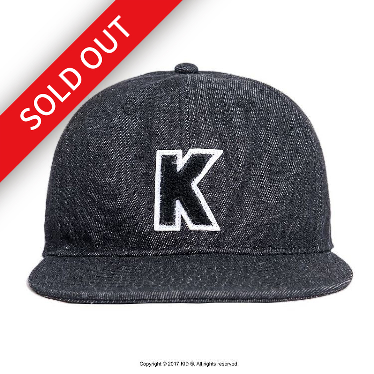KID ® 重磅黑洗單寧棒球帽