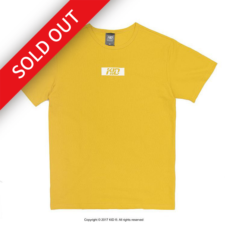KID ® 方塊斜體Logo-T 黃
