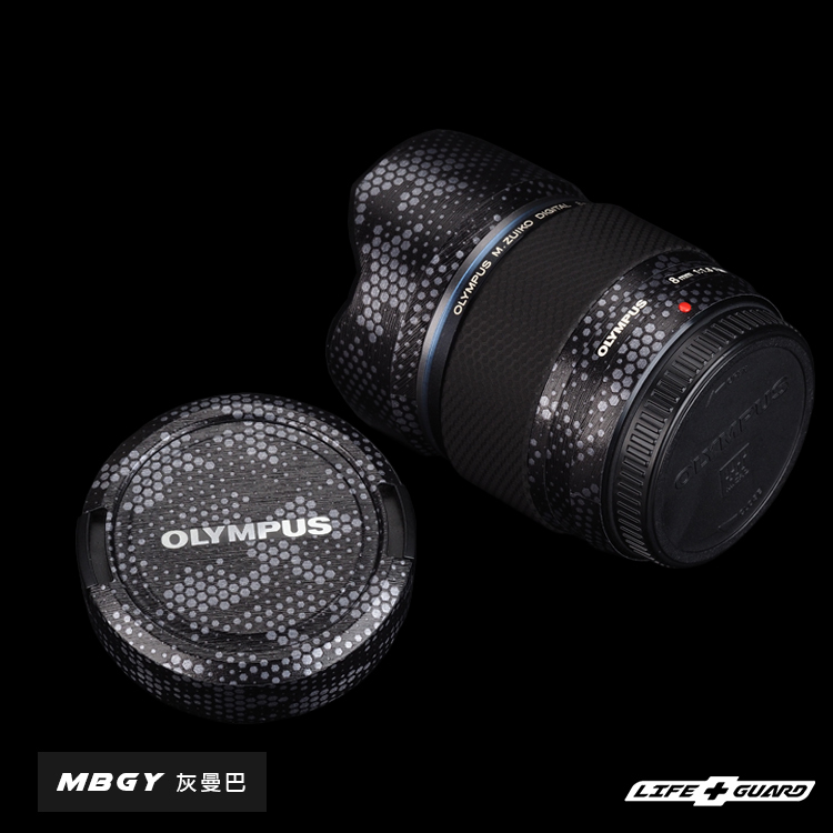 OLYMPUS ED 8mm F1.8 PRO lens skin