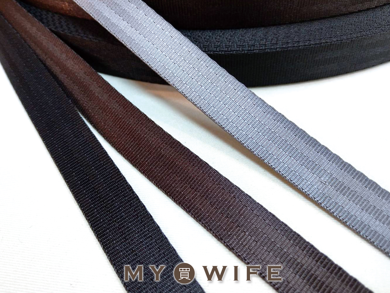 高密度_尼龍條紋背包織帶(零售)_背包帶/織帶_3色5規格