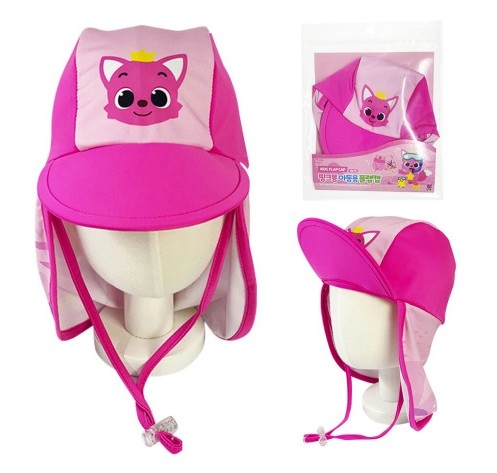 韓國Pinkfong/Babyshark 兒童防曬沙灘泳帽