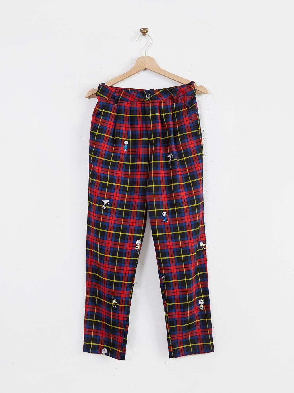 Lazy Oaf x Peanuts Character Repeat Check Pants