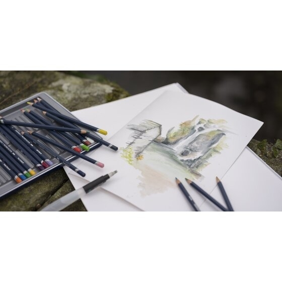 Derwent Watercolour水溶性木顏色筆-72色