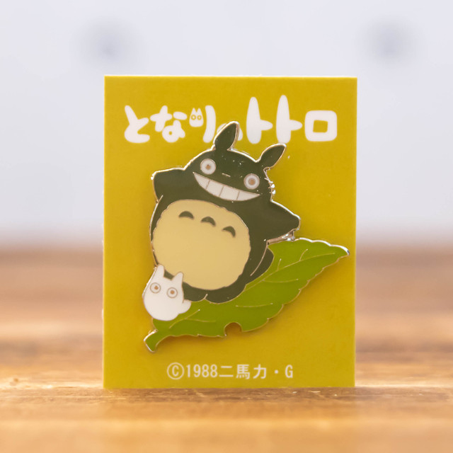 胸針 大龍貓 樹葉