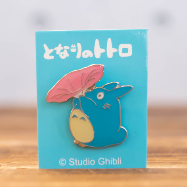 胸針 中龍貓 牽牛花