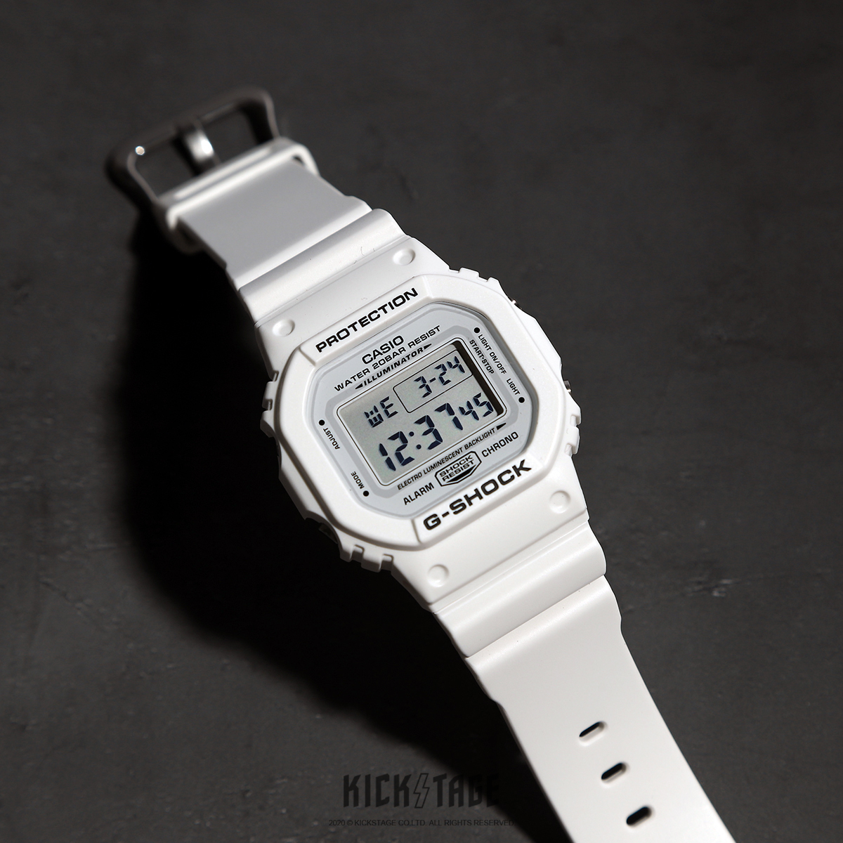 CASIO G-SHOCK 白色夏季 軍事風格 經典款 街頭軍事 卡西歐【DW-5600MW-7DR】