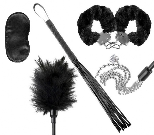 〔美國原裝進口〕Fetish Fantasy 束縛挑逗套裝 (黑色)