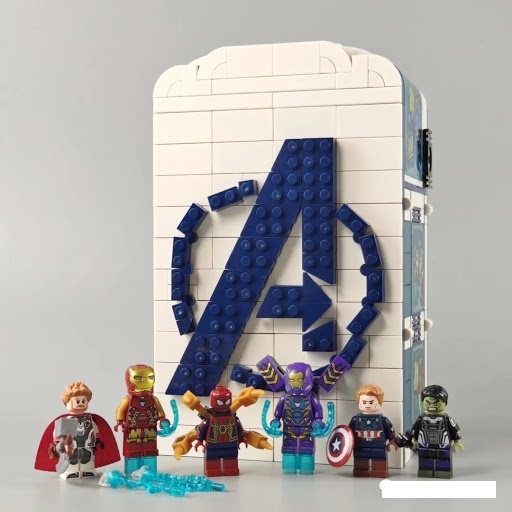 Avengers Endgame (Mini Avengers HQ Facility) Display Station Fit Lego Building Set NO BOX SY1469