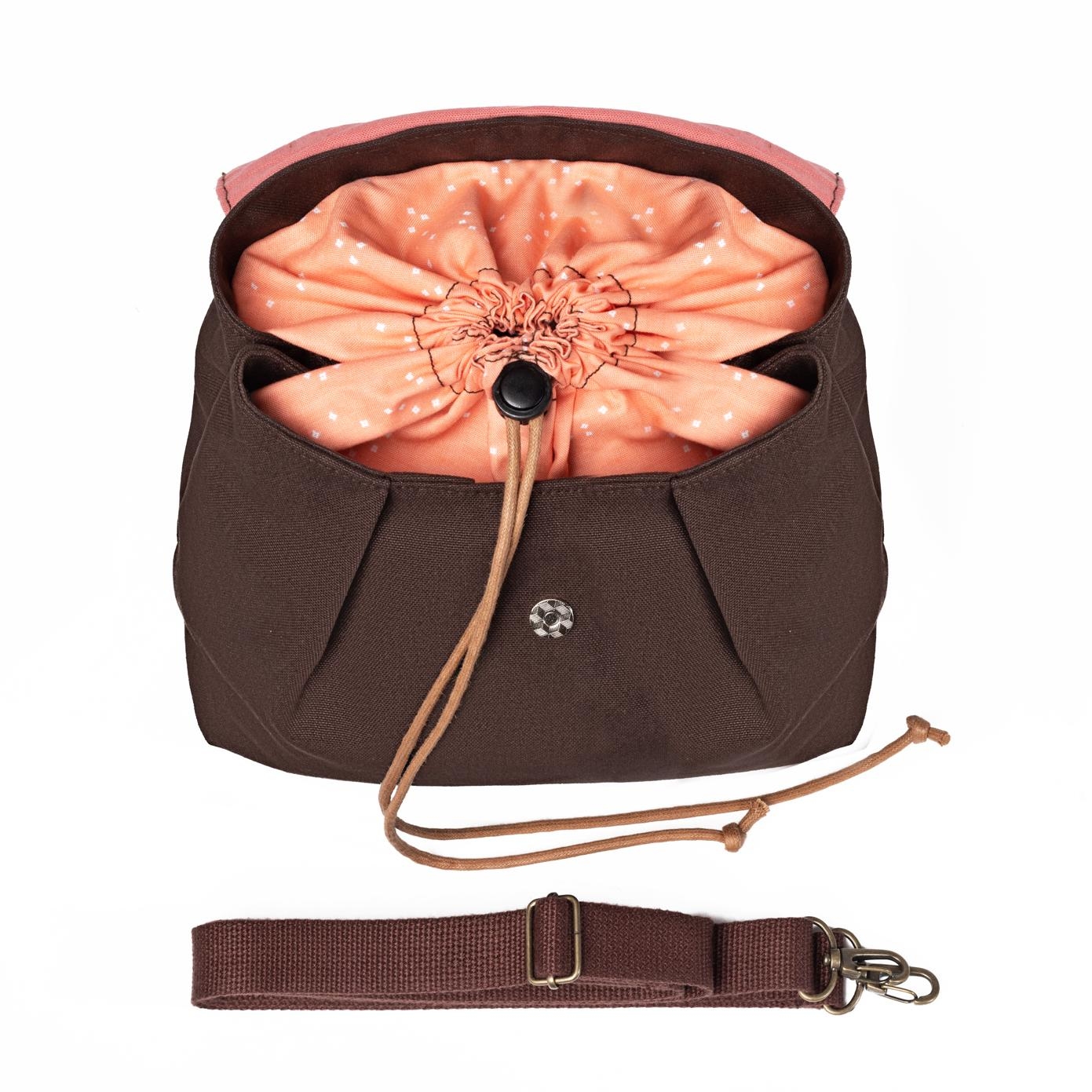 圓弧袋蓋束口側背包(材料包)