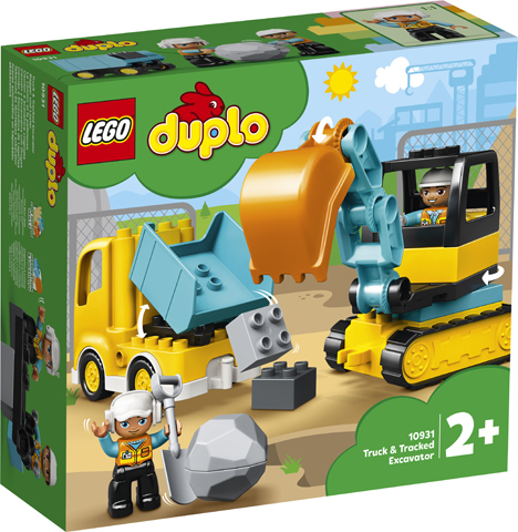 LEGO DUPLO 10931 : 卡車和履帶式挖掘機
