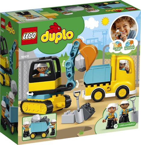 LEGO DUPLO 10931 : 卡車和履帶式挖掘機