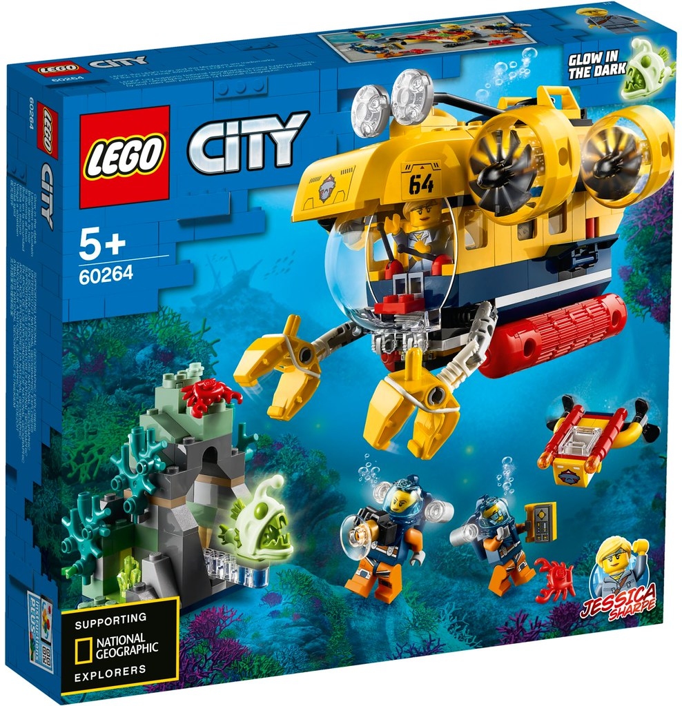 LEGO 60264 Ocean Exploration Submarine 海底勘探潛艇 (City)