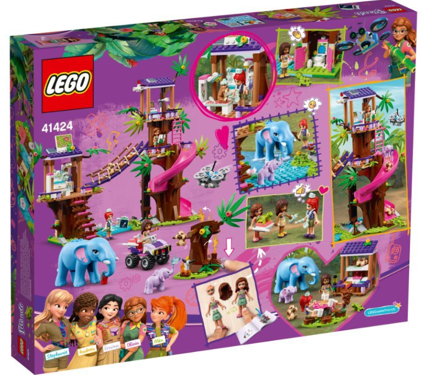 LEGO 41424 Jungle Rescue Base 小動物樹屋之家 (Friends)