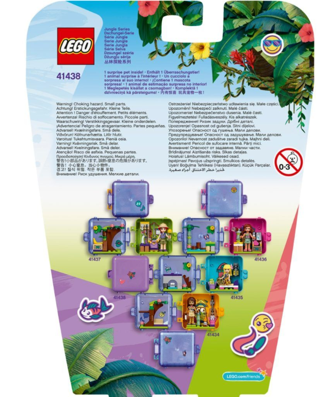 LEGO Friends 41438 : Emma’s Jungle Cube – Art Studio