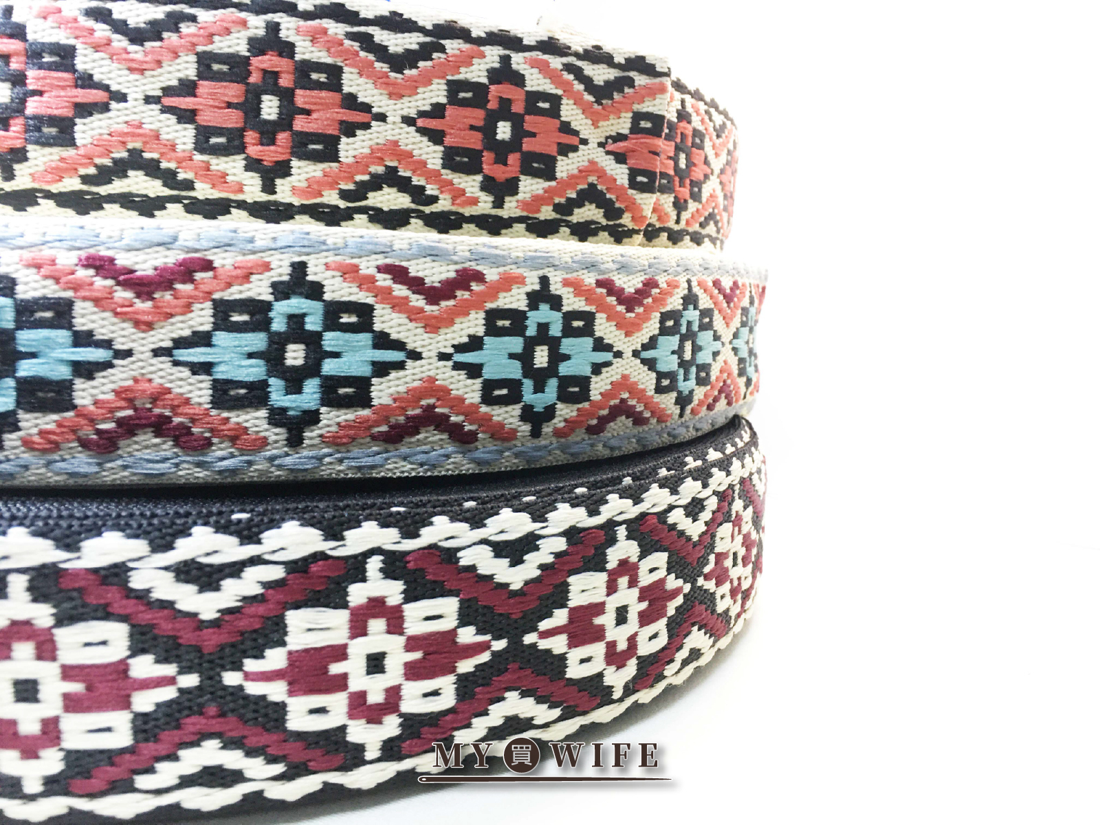 5cm民族風提花背包織帶(零售)_背包帶/織帶_3色