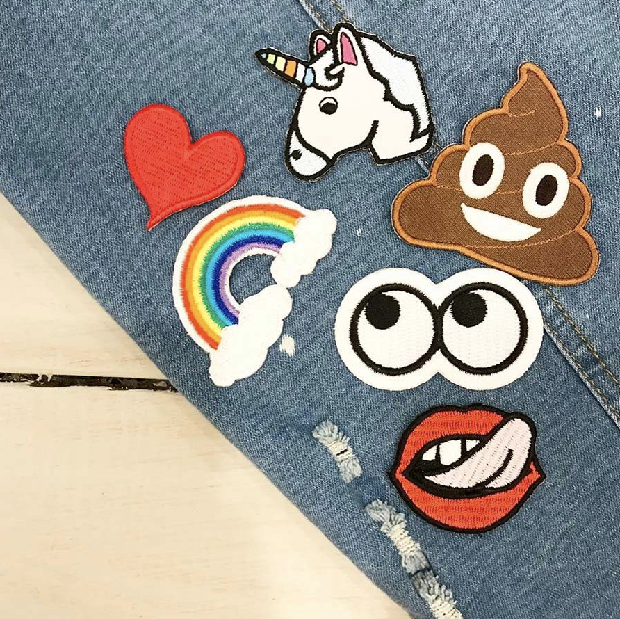 Amazing by Jing Jing｜刺繡貼紙-五色彩虹