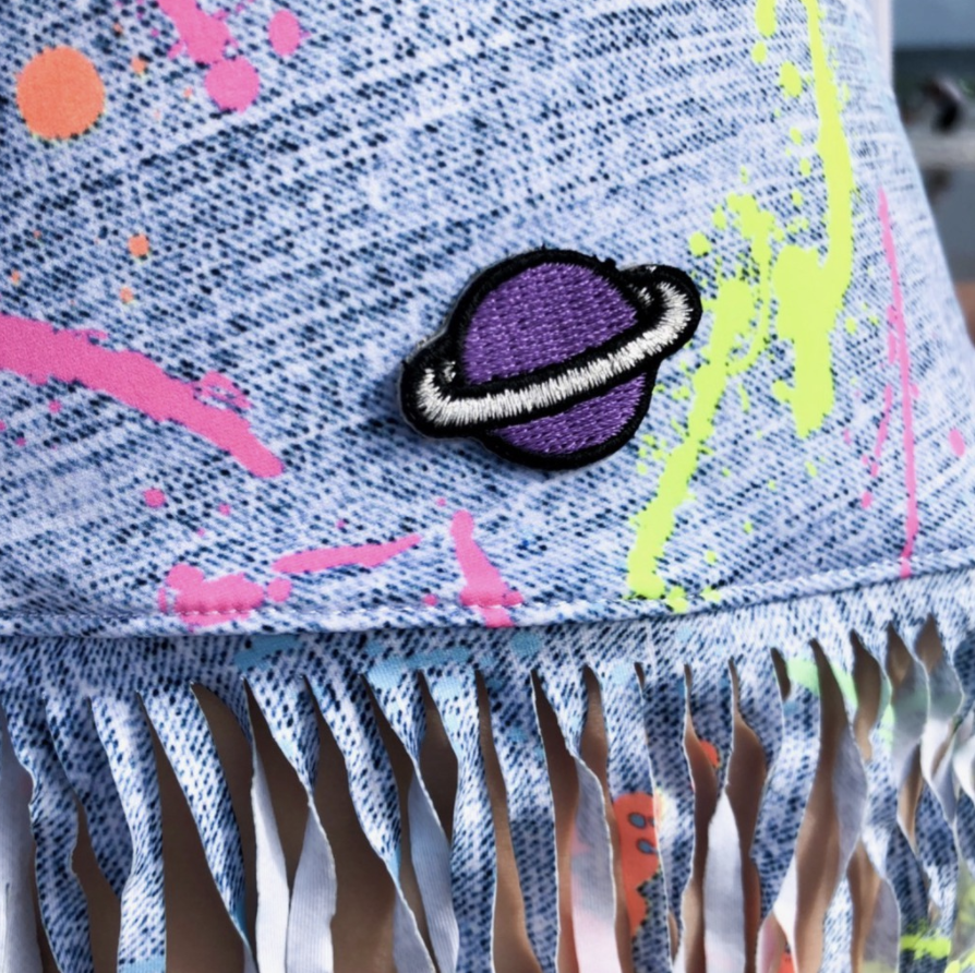 Amazing by Jing Jing｜刺繡貼紙-星球