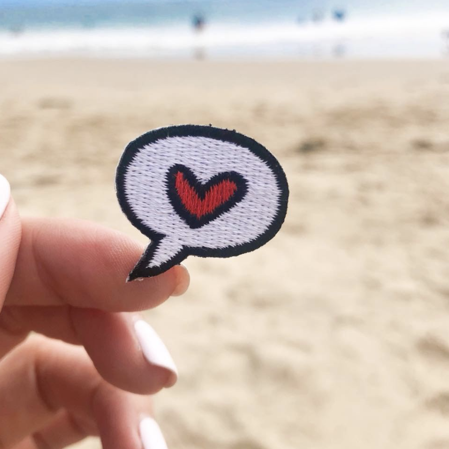 Amazing by Jing Jing｜刺繡貼紙-愛心留言