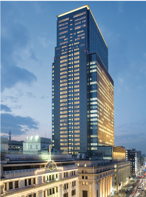 the Mandarin Oriental Tokyo is a luxury establishment located in the Nihonbashi Mitsui Tower