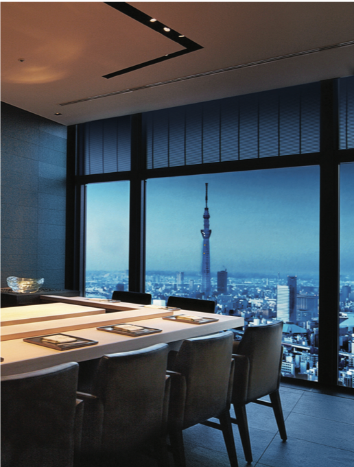 Sushi SORA combines age-old tradition with a modern outlook of the stunning views