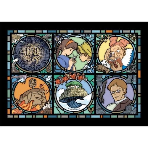 208片透明拼圖 天空之城的來信