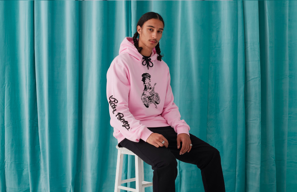 Lazy Oaf x Betty Boop Biker Hoodie