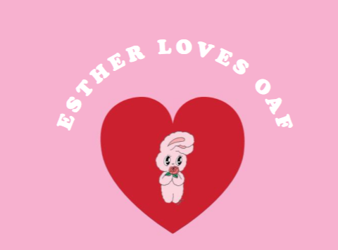 Lazy Oaf x Esther Loves Oaf Heart Popper Sweatshirt