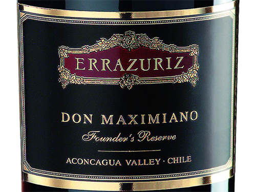 Errazuriz Don Maximiano Founder's Reserve 2018 (RP94)
