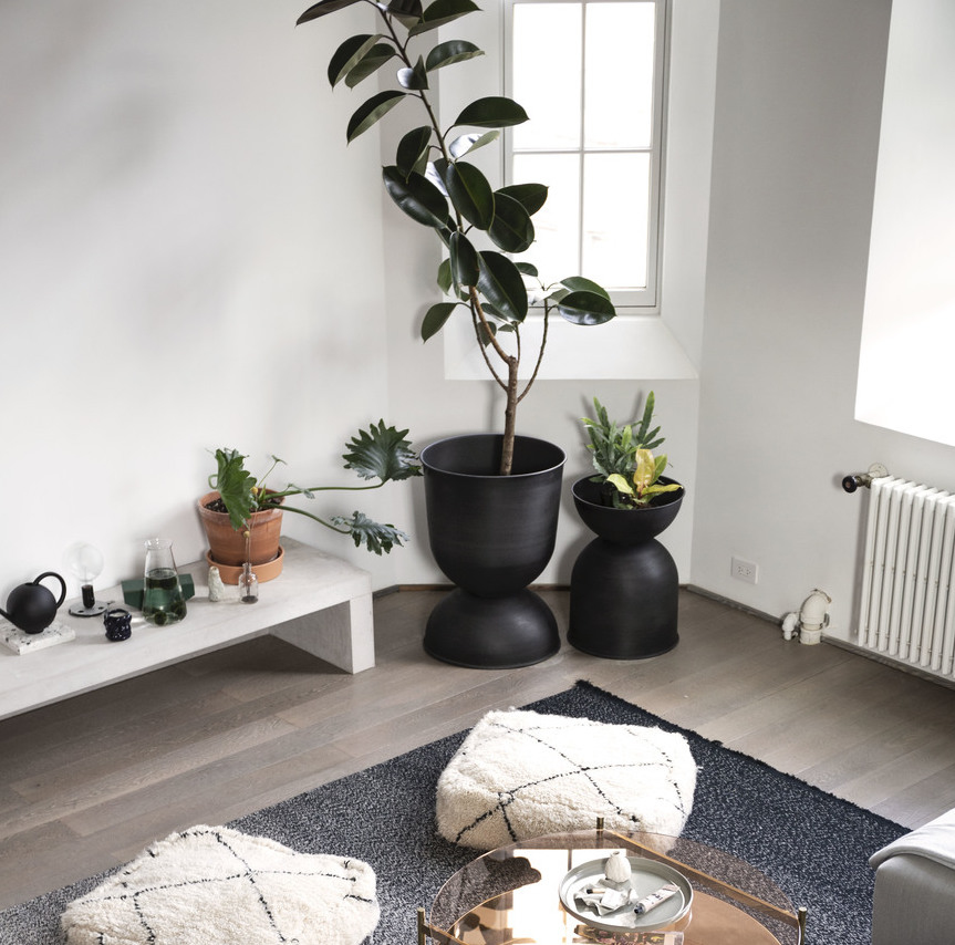 ferm LIVING hourglass 林木花盆