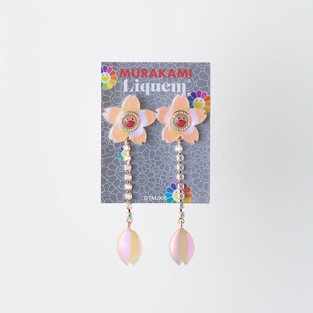 Murakami x Liquem Sakura Lariette Earrings/ear clips