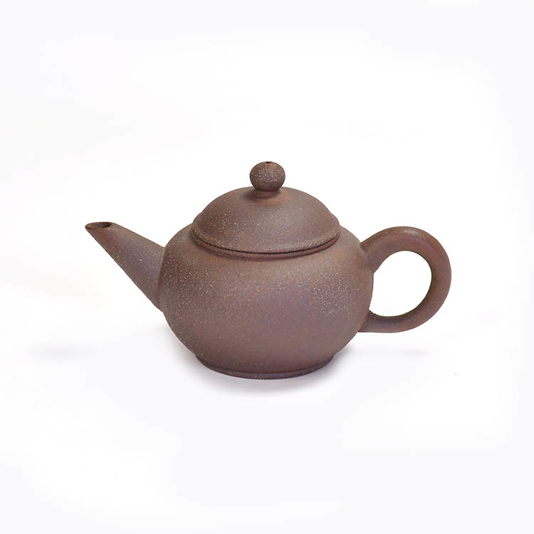陶作坊｜老岩泥水平壺_火