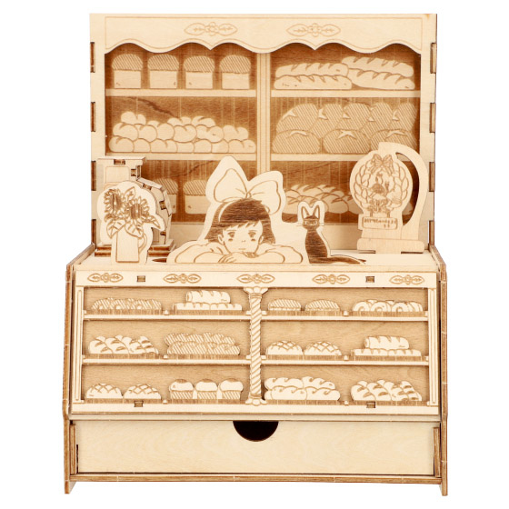 木製收納盒 魔女宅急便 麵包屋