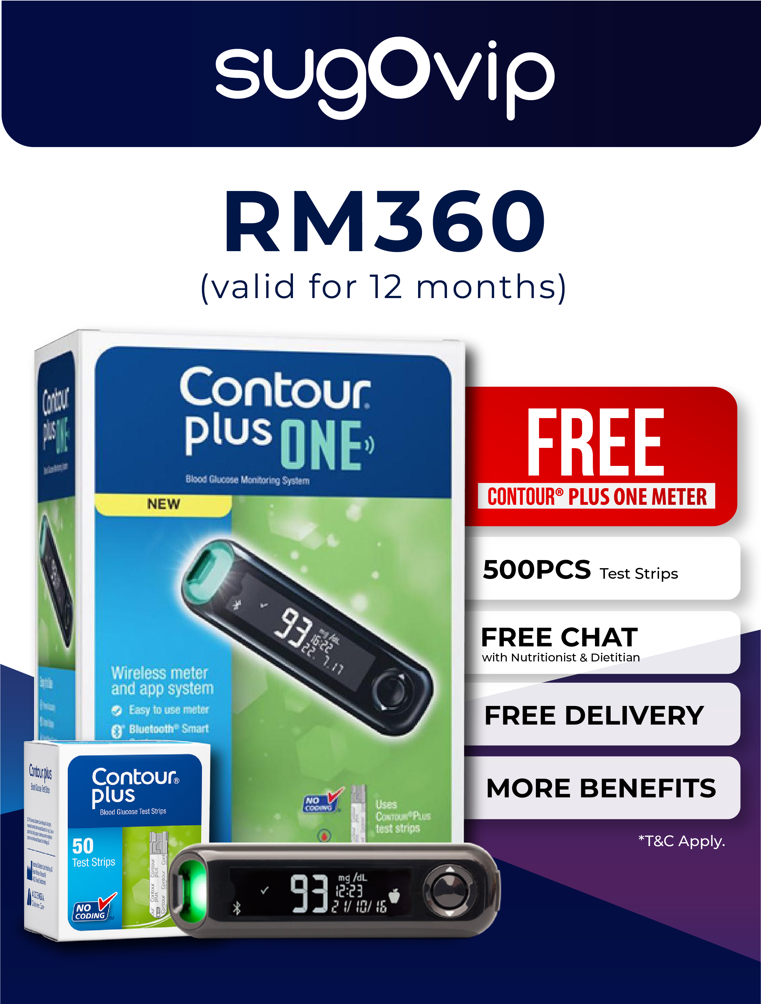 kencing manis, glucose test strips subscription, contour plus test strip, glucose strip, diabetes control, sugar level