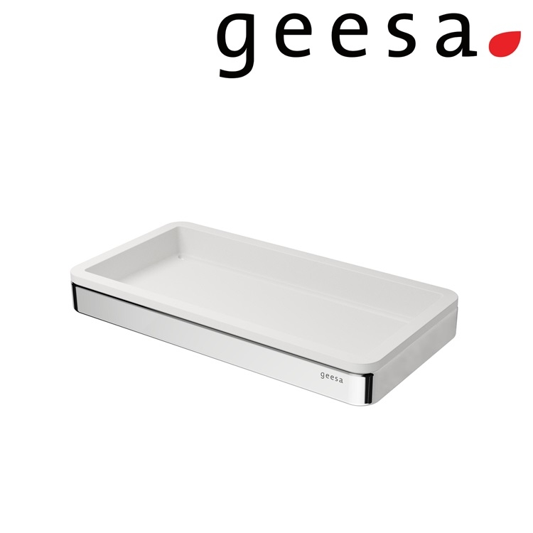 Geesa "Frame" 918802-02 210mm Shelf with white inlay *Display Items*