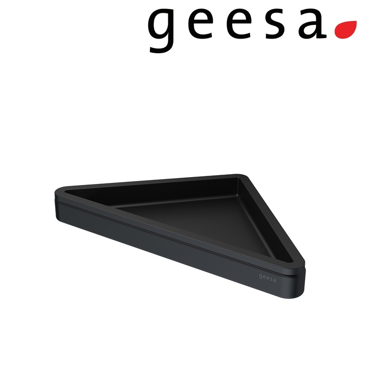 Geesa "Frame" 918803-06-06 Corner Shelf with black inlay *Display Items*