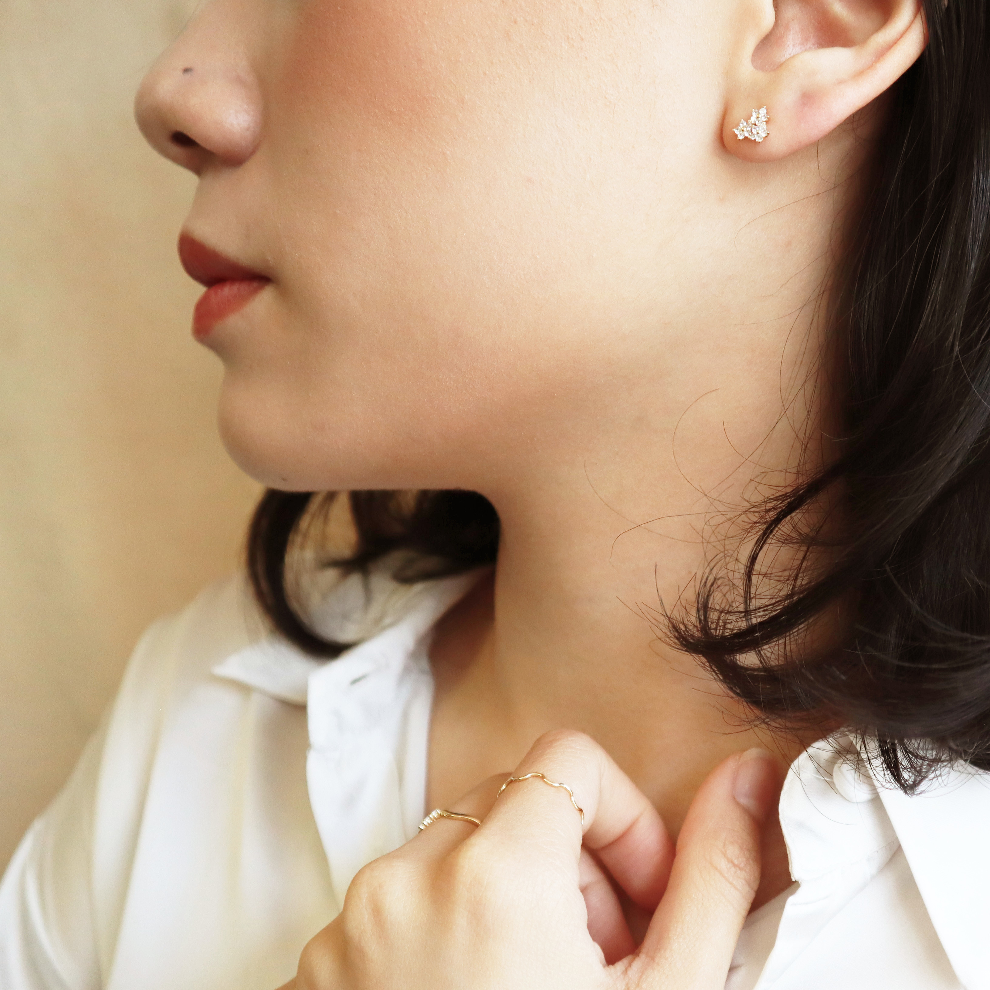 10K/繁花盛開耳飾