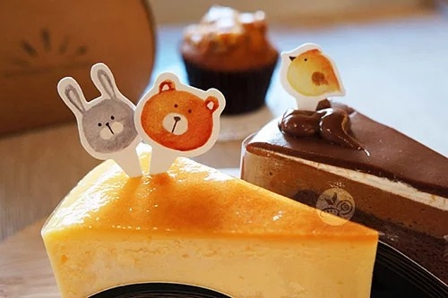 蛋糕插卡 盆裁插卡 可爱插卡 纸插卡 生日插卡