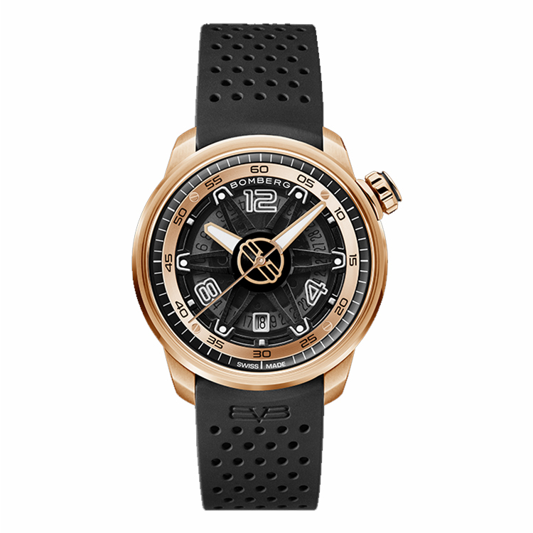 BB-01 自動機械系列 玫瑰金色自動大三針