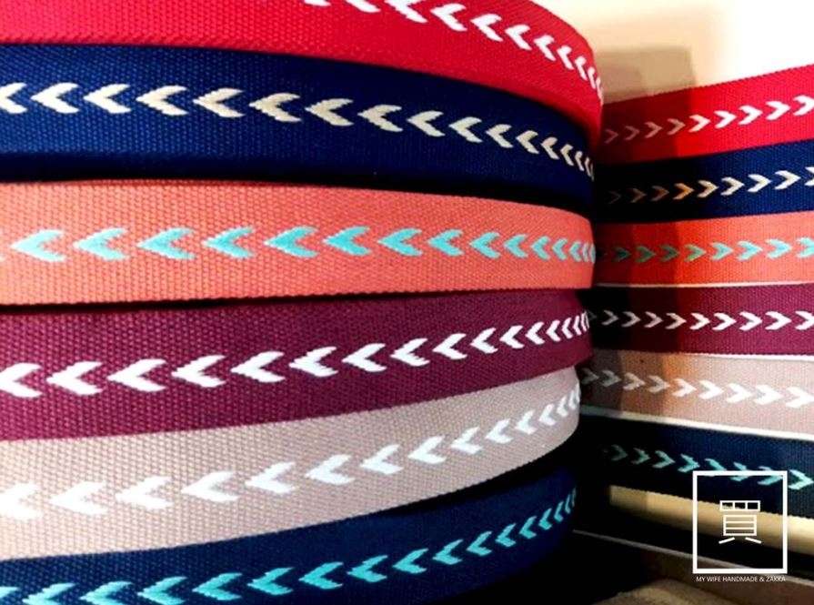 3.8cm箭頭背包織帶(零售)_背包帶/織帶_12色