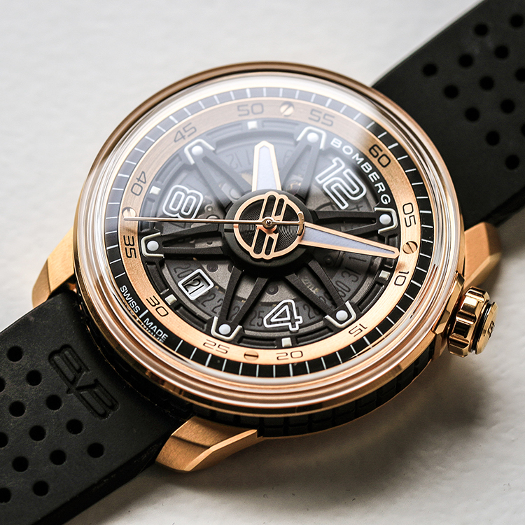 BB-01 自動機械系列 玫瑰金色自動大三針